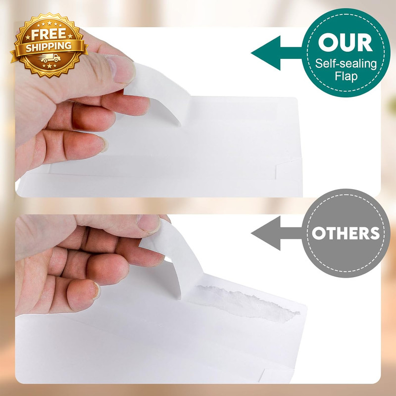 100 Pack White Blank Cards and 100 Pack Envelopes 4X6 Note Greeting gallery
