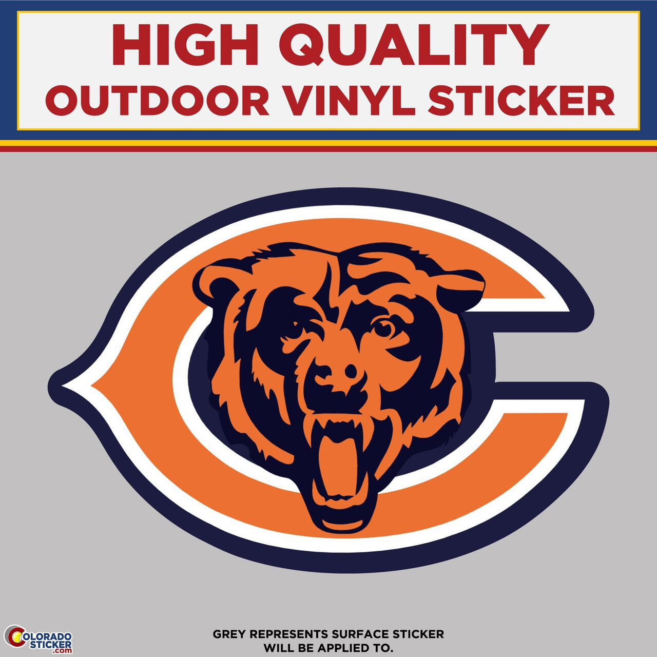 Chicago Bears Logo, High Quality Vinyl Stickers gallery