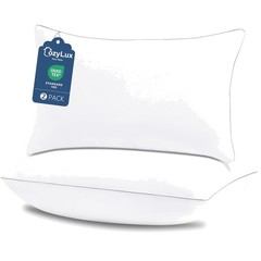 Luxury Down Alternative Bed Pillows, Queen Size, 2 Pack