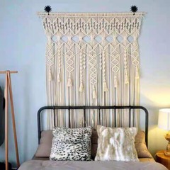 Large Macrame Wall Hanging Hand Woven Tapestry Boho Chic Art Bohemian Home Decor
