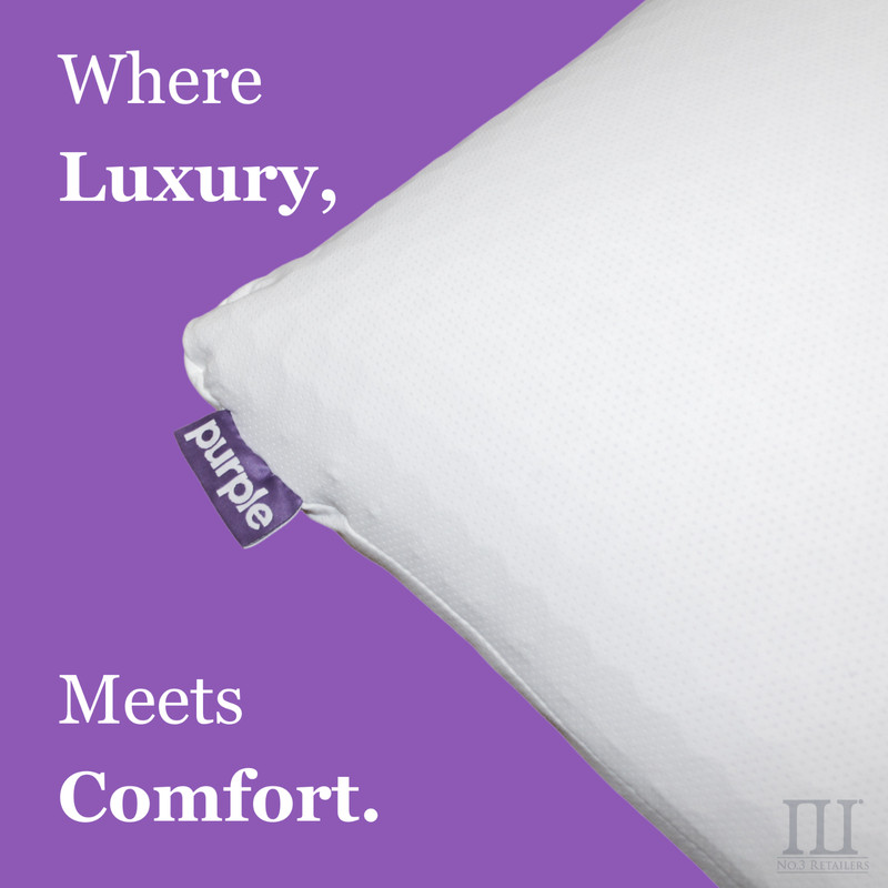 Purple GridCloud Grid Cloud Pillow, Down-Alternative, GelFlex Grid - Standard Sz gallery