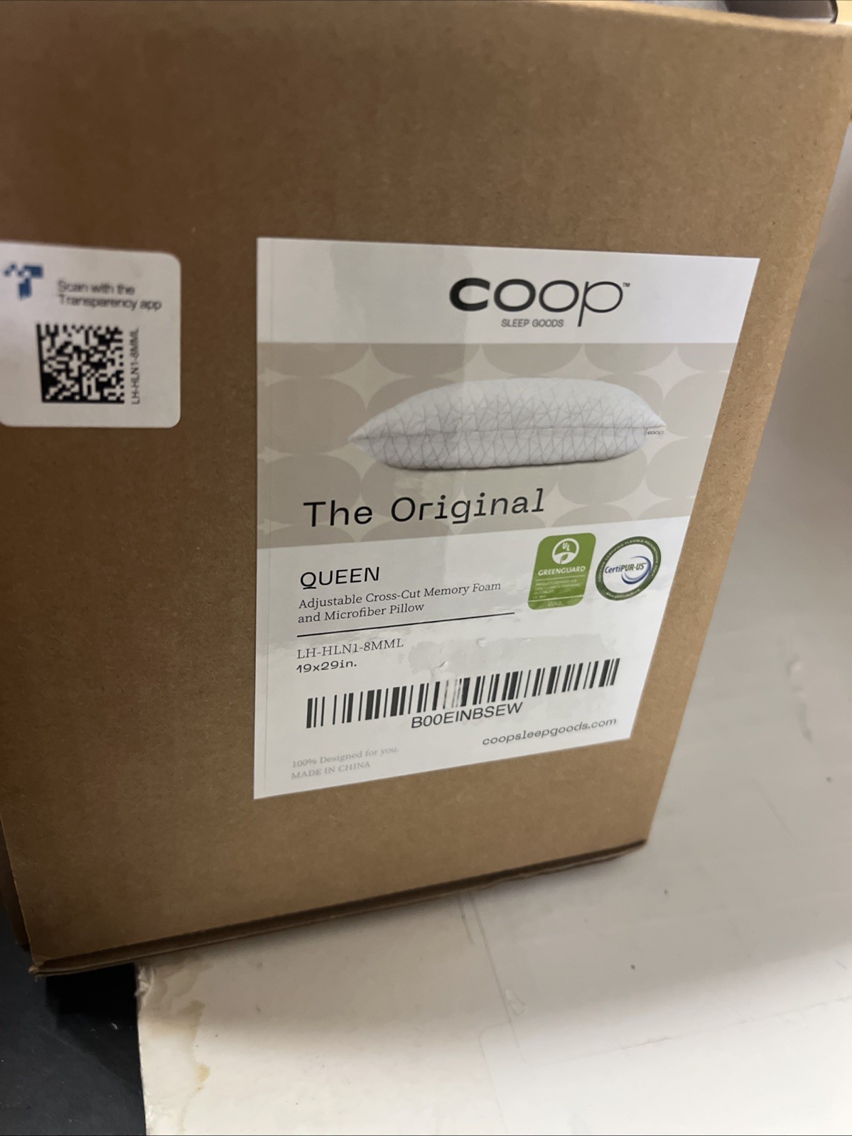Coop Home Goods Original Adjustable Pillow (Queen Size) gallery