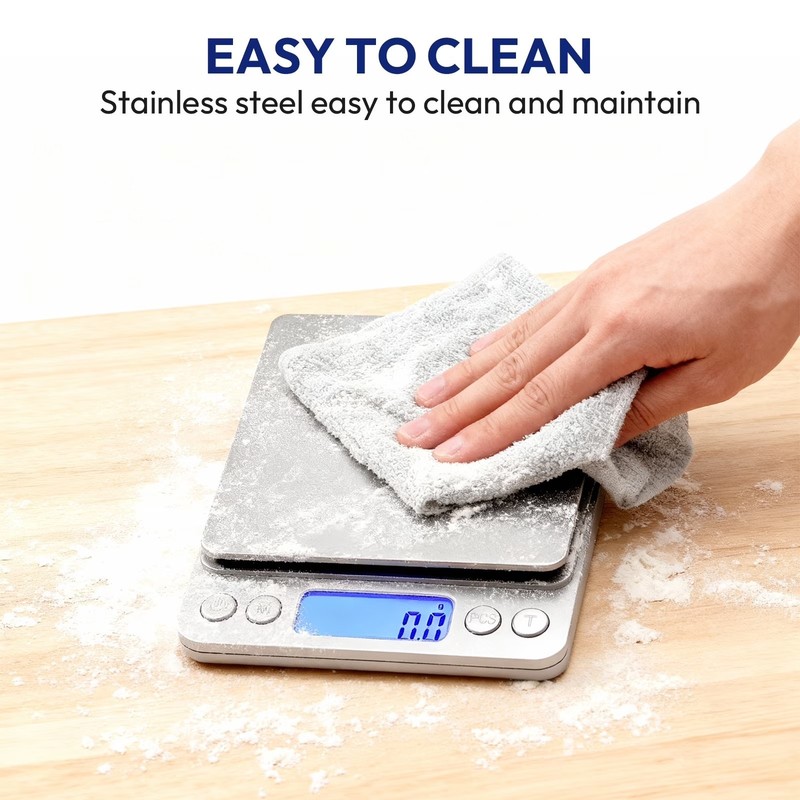High Precision 0.1g Pocket Kitchen Scale, for Coffee Herb Spice Jewelry Food gallery