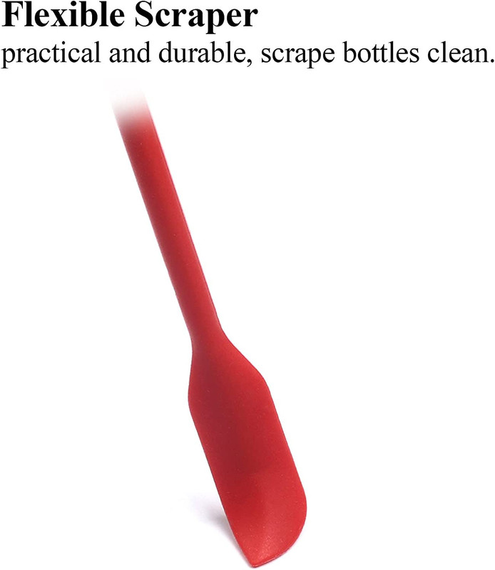 Silicone Spatula Set 4pcs Mini Flexible Scraper Tools for Jar Kitchen Makeup gallery