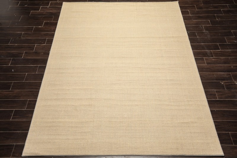 Multi Sizes Hand Loomed Wool Ivory, Gray Berber Rug gallery