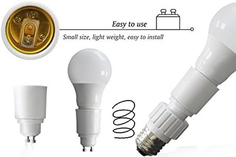 YI Lighting GU10 to E26/E27 Adapter - Pack of 2 Socket Converters gallery