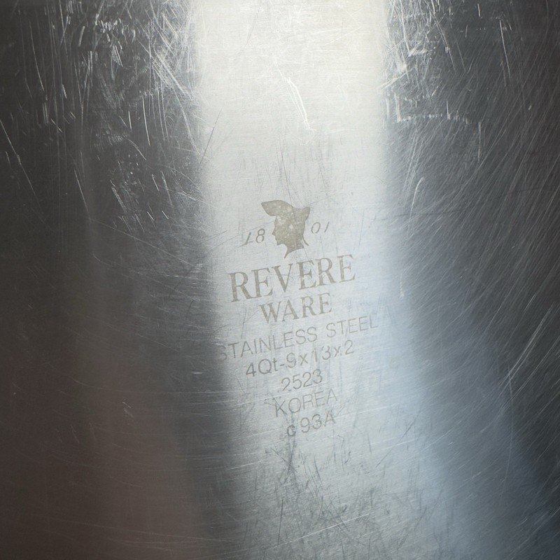 REVERE WARE 9x13 Rectangular Roasting Baking Pan 4 Qt. Stainless Steel #2523 gallery