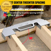 Framing Tool 3-In-1 Framing Jig 12/14/16'' On-Center Stud Layout Tool Aluminium gallery