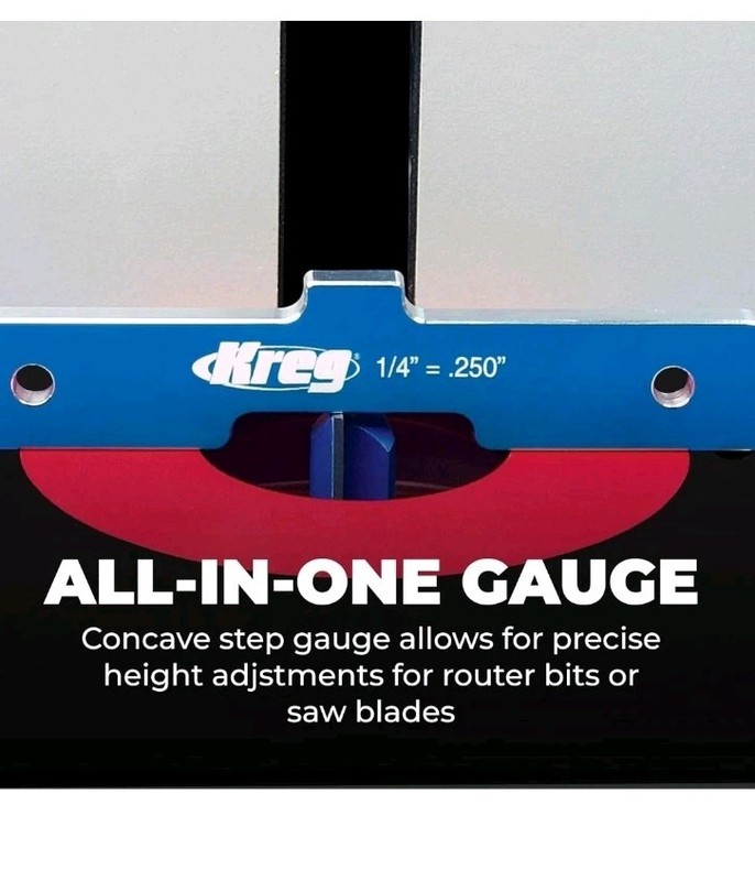 KREG PRS3400 Precision Router Table Set Up Bars, Set of 7 gallery