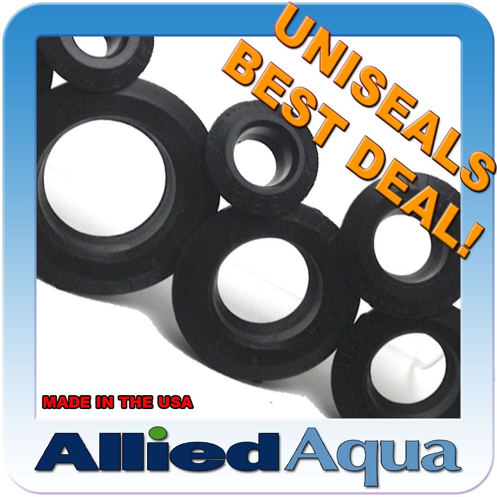UNISEAL Bulkhead Alternative hydroponic aquaponic aquarium aquaculture uniseals gallery