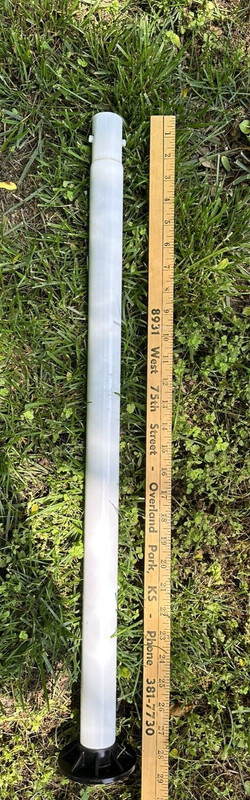 POOL POLE Above Ground Vertical Leg Pole With Base For Summer Waves Intex *READ* gallery
