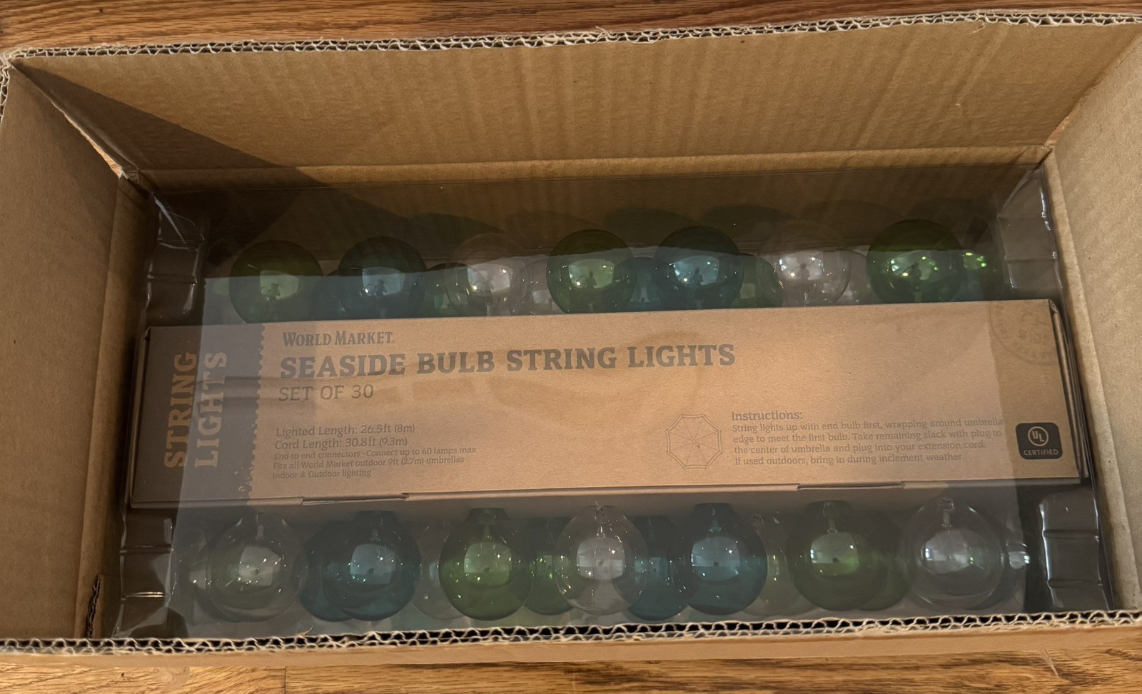 World Market 30 Seaside Bulb String Lights gallery