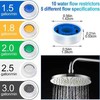 10 Pcs Shower Flow Restrictor, Gpm 1.5/1.8/2.0/2.5/3.0 Shower Flow Reducer gallery