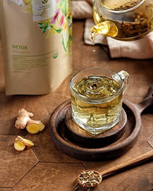 Organic Dandelion Root Detox Loose Leaf Tea, Herbal, Caffeine Detox (4 oz) gallery