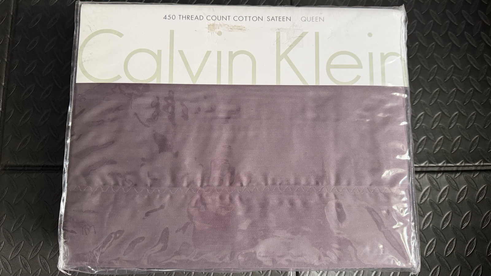 Calvin Klein Queen Sheet Set Valencia Plum 4pc 100% Combed Cotton Sateen NEW gallery