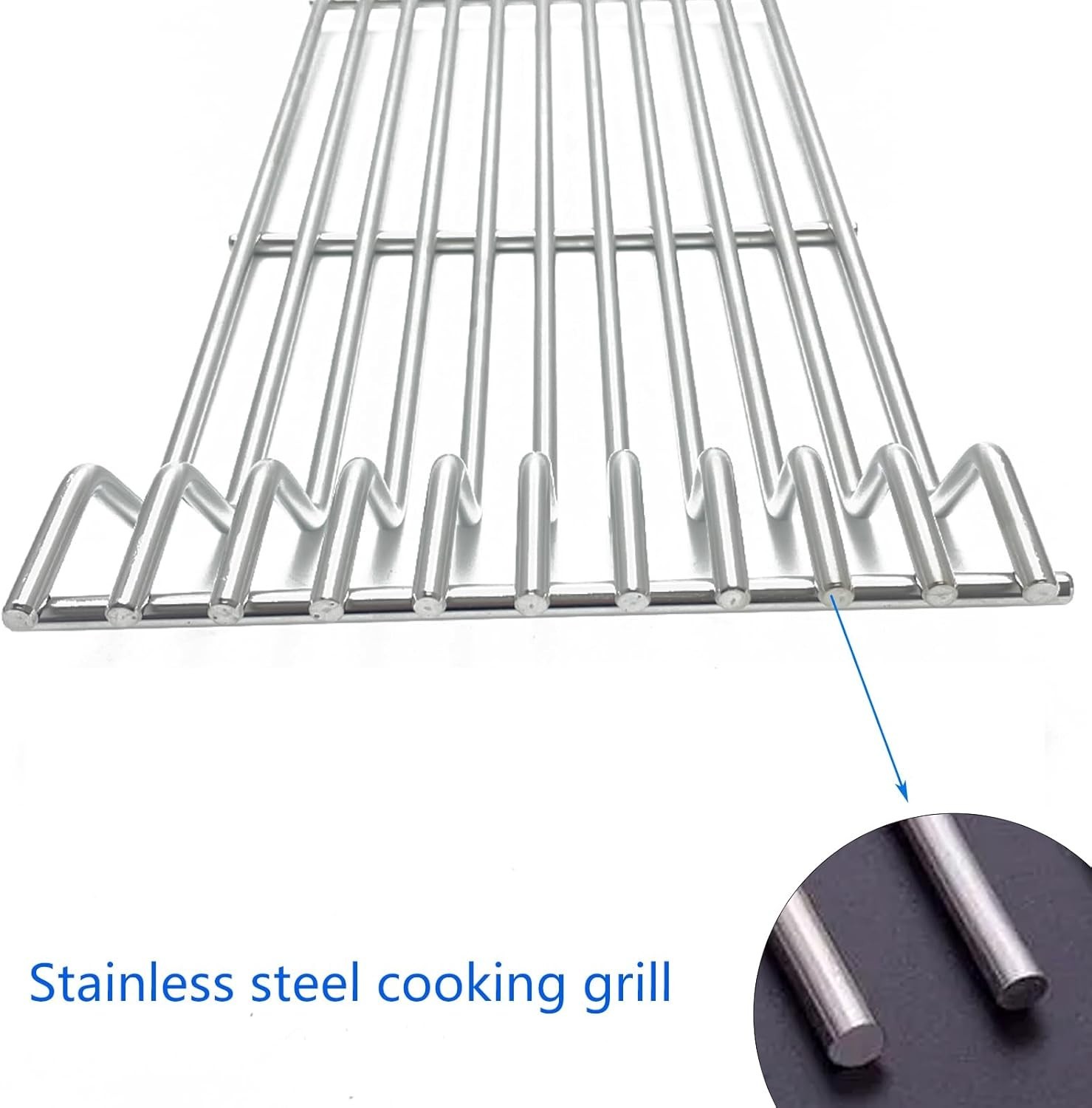 16.8" Stainless Steel Cooking Grates Replacement Parts for Broilmaster D3 G-3 G- gallery