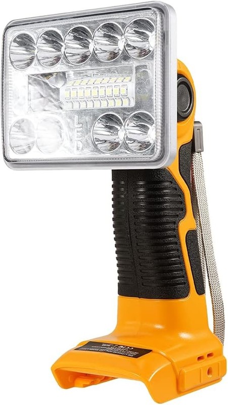 1000LM LED Flashlight Spotlight LED Work Light for DeWalt 20V MAX Li-ion Battery gallery