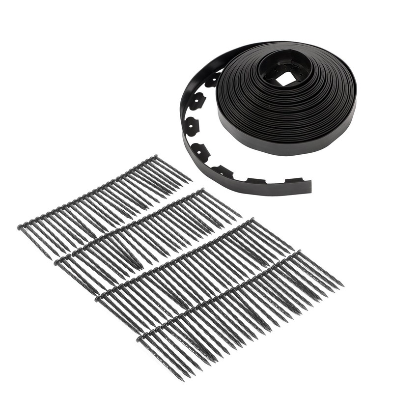Flexible Garden Landscape Edging No Dig Lawn Edging Border With Anchoring Spikes gallery