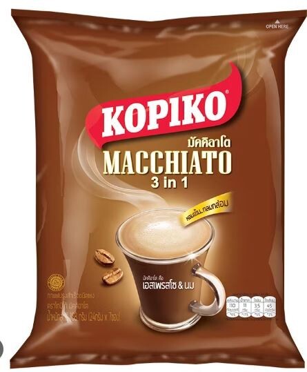 6x Kopiko Macchiato 3in1 Instant Coffee Mix 120 Sachets gallery