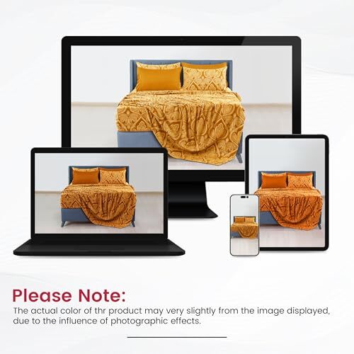 Lux Decor Full Size Bed Sheets Set 6-Pc Cooling Bed Set Breathable Hotel Styl... gallery
