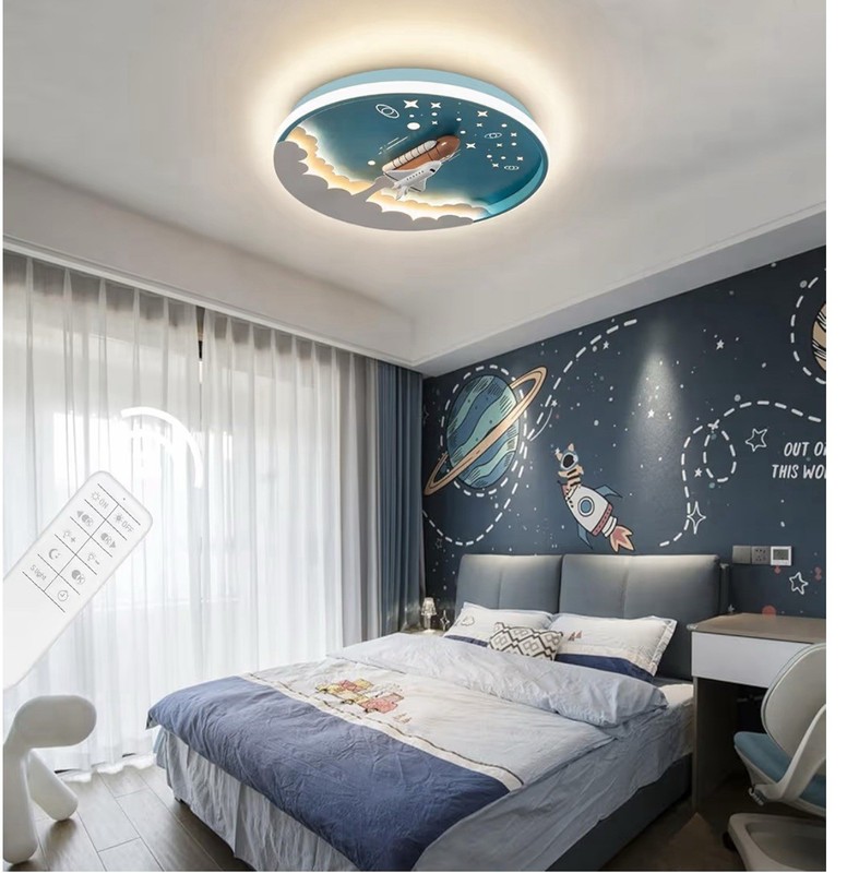 Modern Ceiling Light Fixtures Dimmable LED Kids Room Ceiling Lamp 20 Inch gallery
