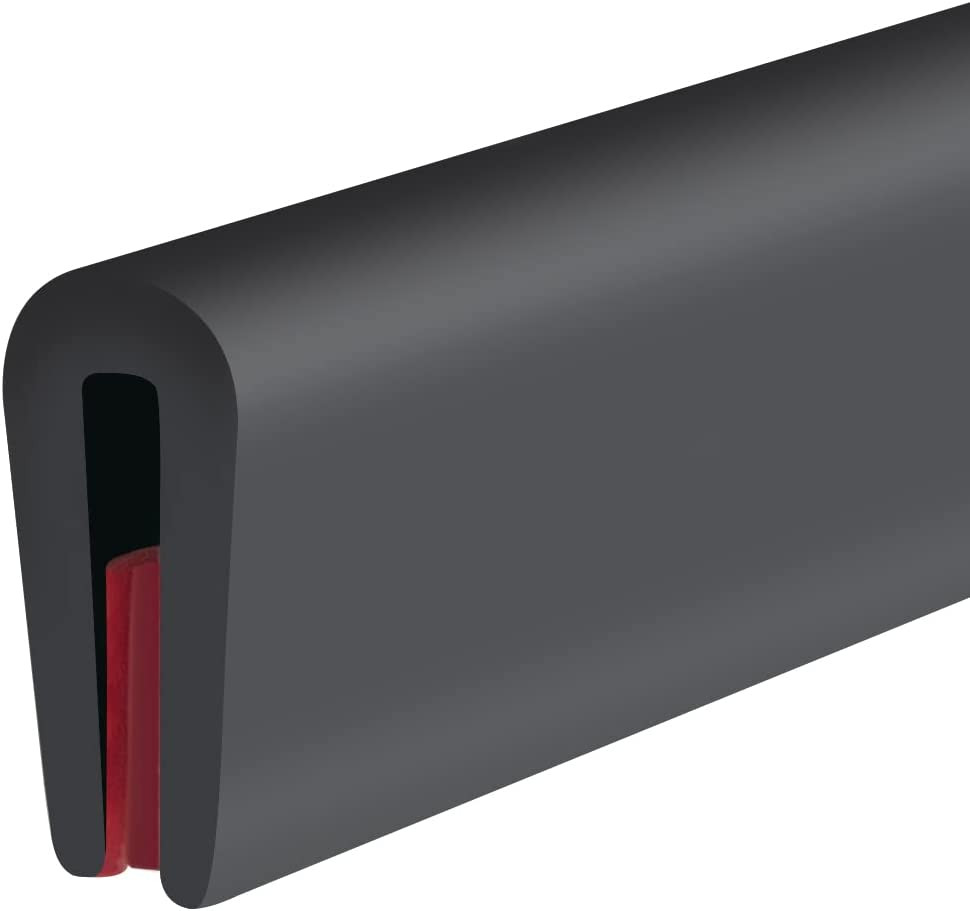 Rubber Edge Trim, Self-Adhesive Rubber Edge Trim, Edge Protector for Sheet Metal