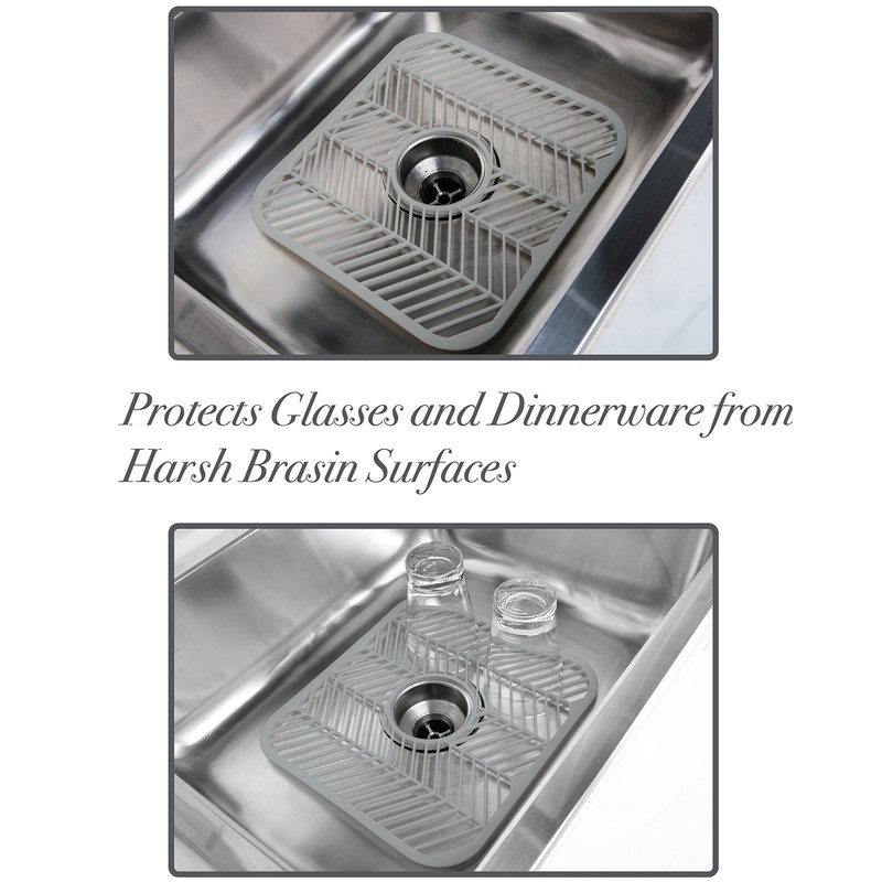 Kitchen Details Plastic Sink Mat | Sink Grid | Protects Sink and Dishware | 1... gallery
