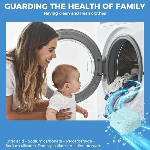 Uproot Clean Washing Machine Cleaner Tablets - 24 Pack for a 12 Month Supply. Fo gallery