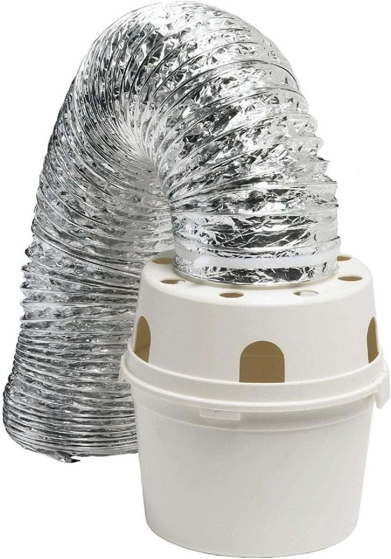 Efficient Indoor Dryer Vent Kit - 4" x 5' ProFlex Duct for Apartments & RVs gallery