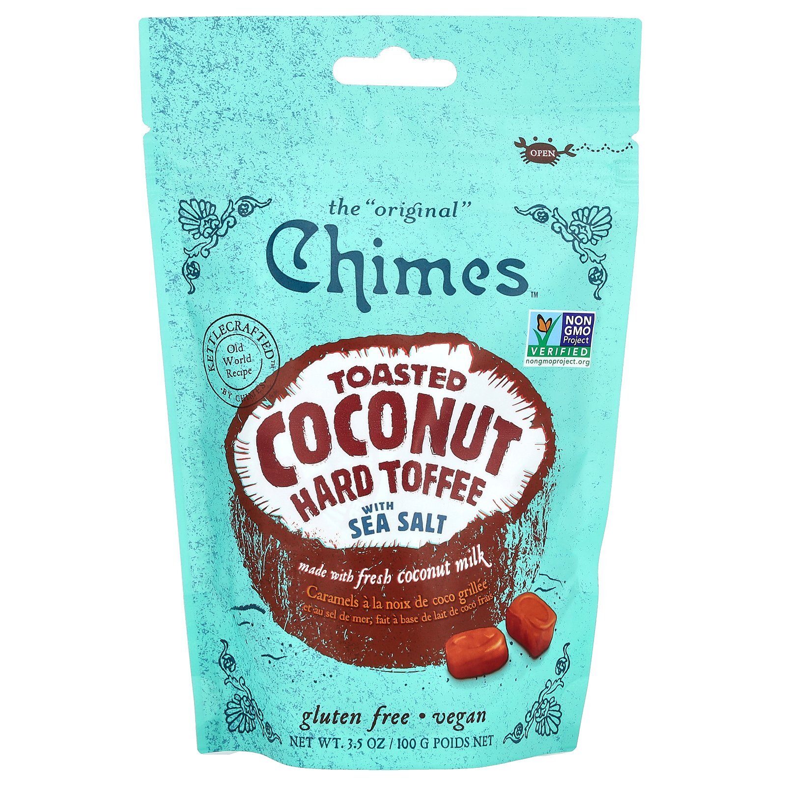 Toasted Coconut Hard Toffee with Sea Salt, 3.5 oz (100 g) gallery