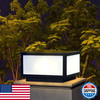 JHOTEC Outdoor Modern LED Post Light - 10x10" Wired Fence Deck Cap Lamp IP54 gallery