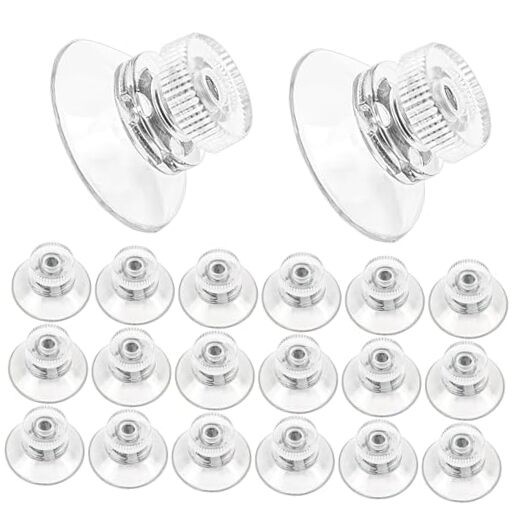 20 pcs Small Suction Cups, Suction Cups with Metal Screw, 1 inch / Metal,Pvc gallery