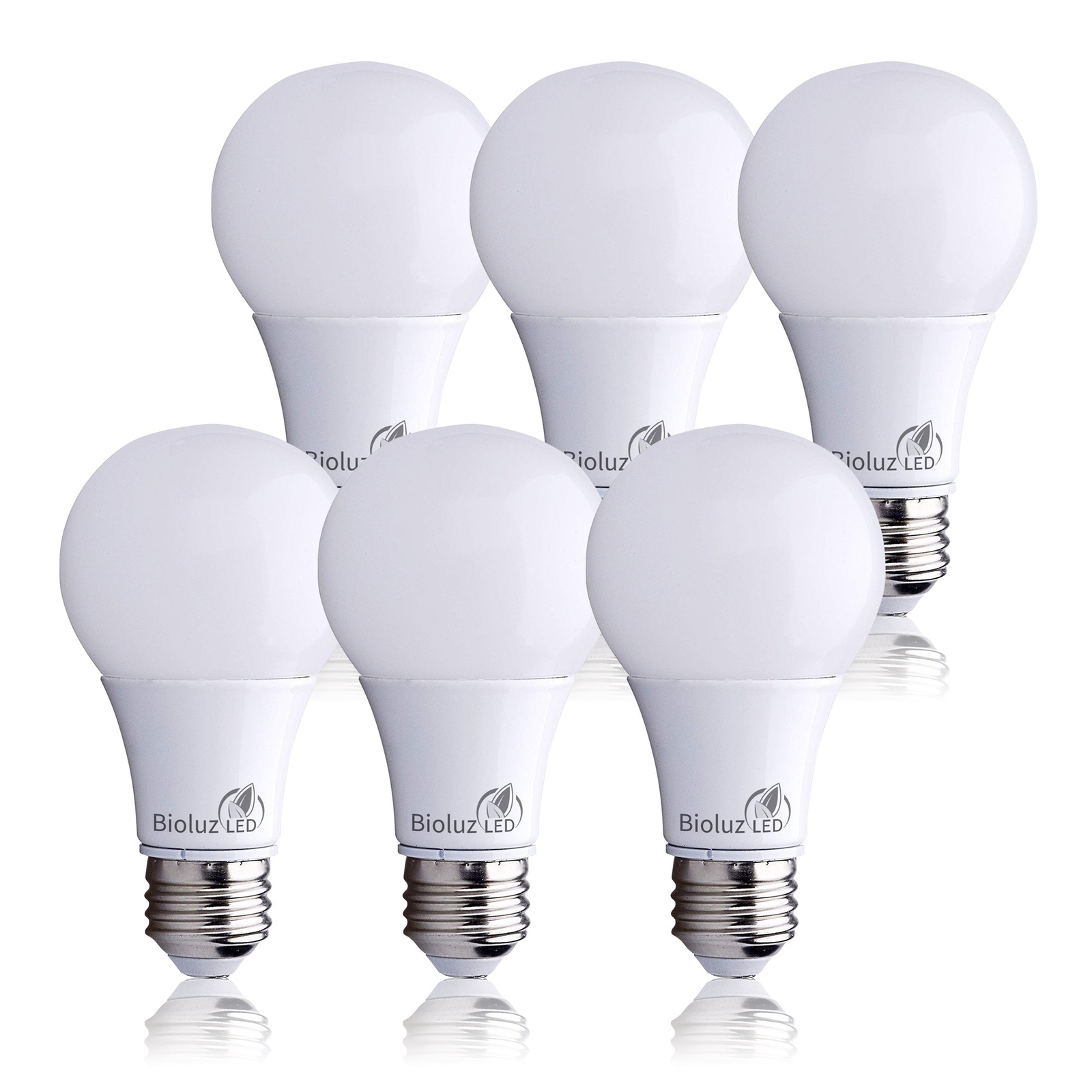6 Pack Bioluz LED A19 40 Watt LED Light Bulbs Non Dimmable gallery
