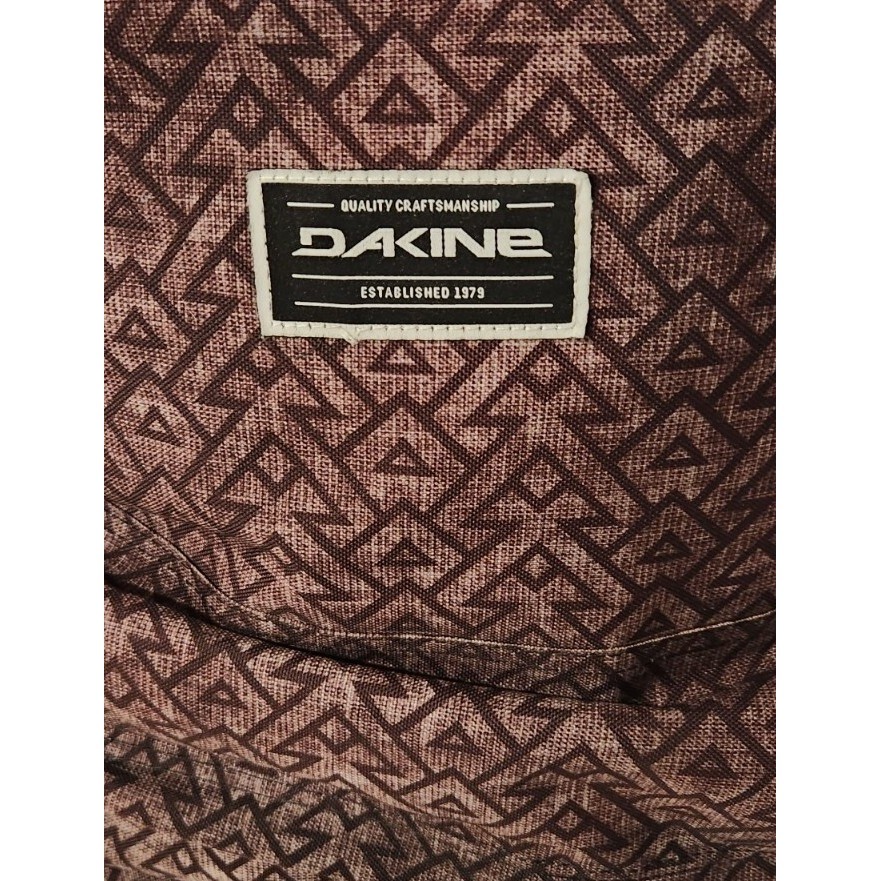 Dakine Backpack Brown Geometric Pattern School Travel Book Bag 2