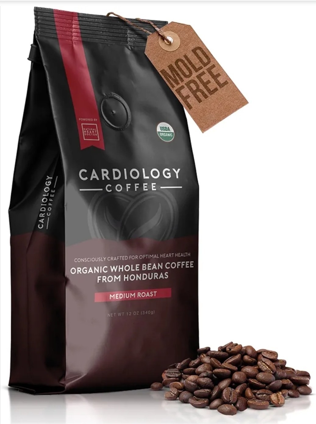 Cardiology Coffee Decaf Coffee USDA 12oz Premium Whole Bean Coffee 08/2026 gallery