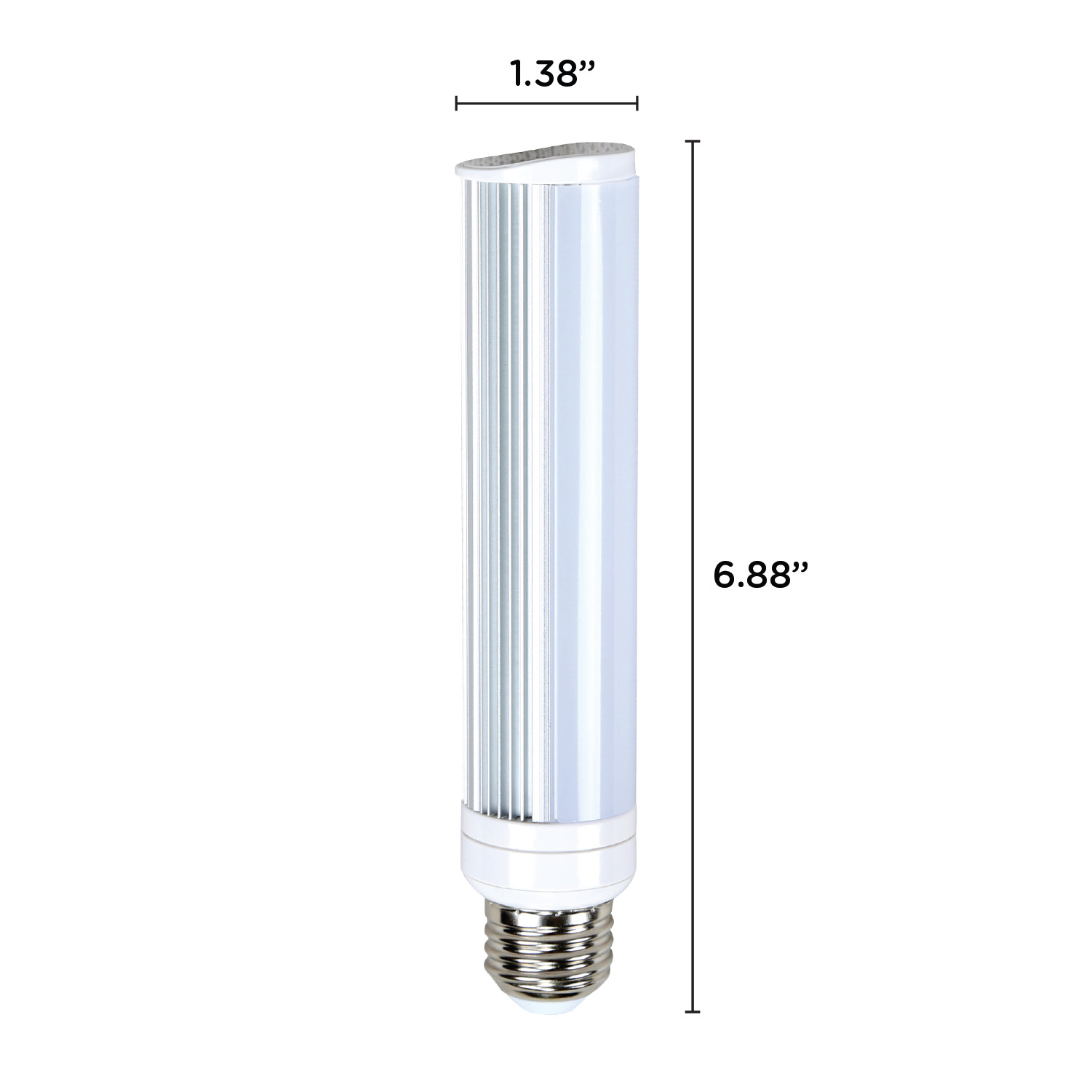 8W =13W =18W Horizontal PL LED CFL Compact Fluorescent 3000K Warm White E26 gallery