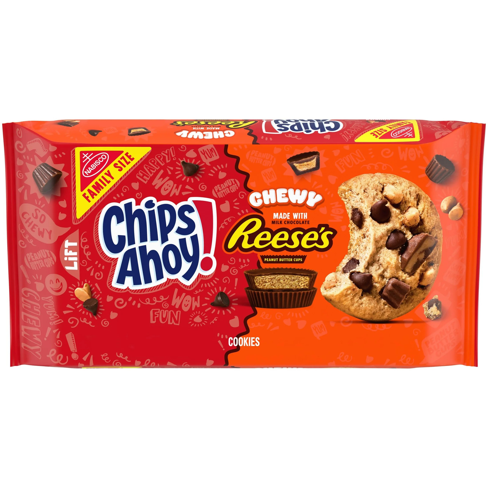 CHIPS AHOY! Chewy Chocolate Chip Cookies with Reese'S Peanut Butter Cups, Family gallery