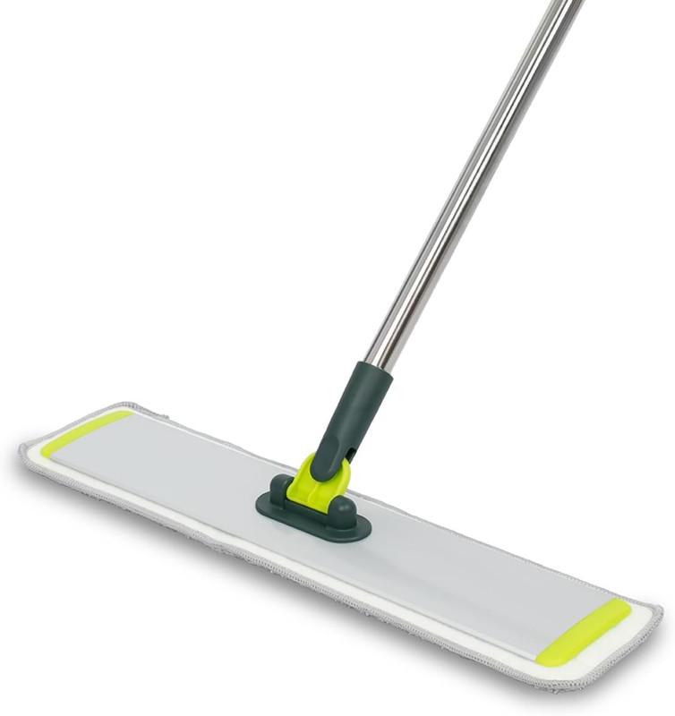 Flat Microfiber Mop - Wet/Dry Floor Cleaning Tool with 2 Reusable Mopping Pad... gallery