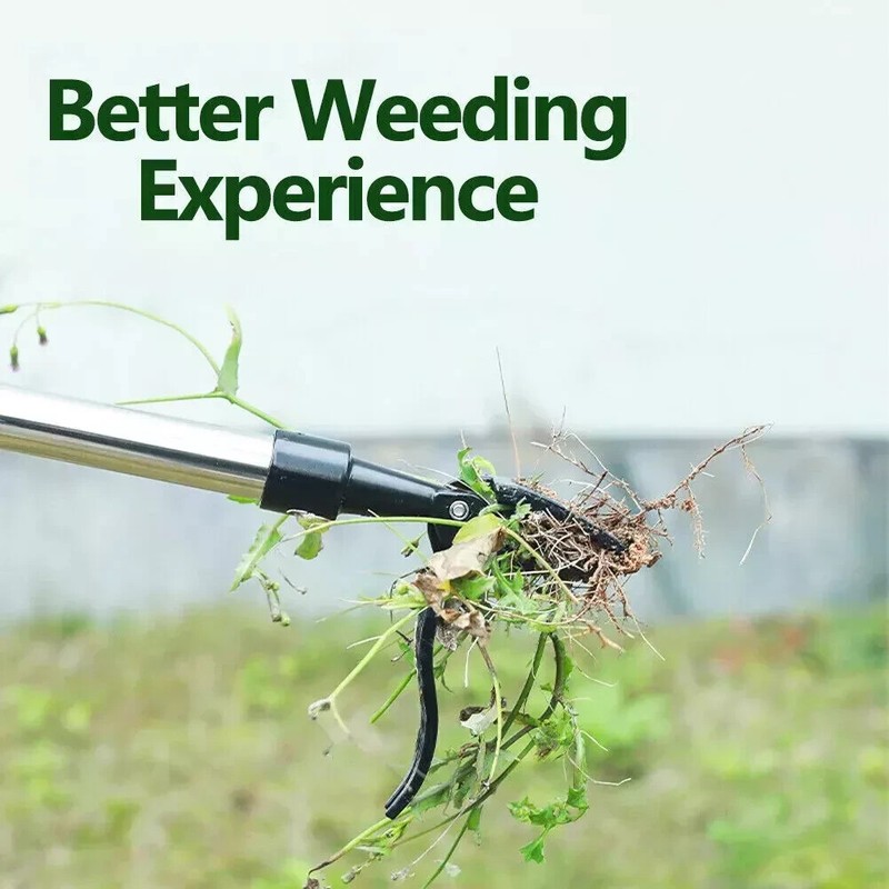 Weeder Puller Stand Up Weed Tool Handle Claw Garden Outdoor Root Remover Killer gallery