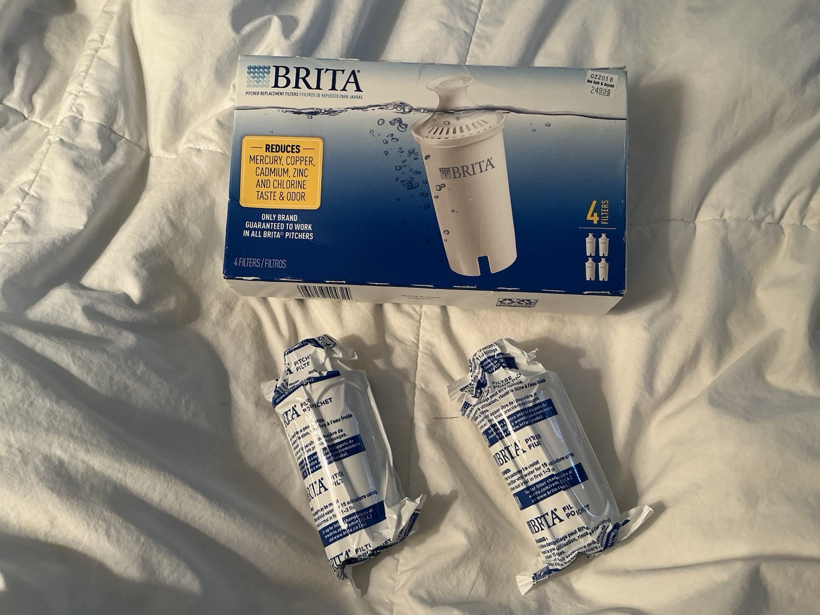 Brita Original Replacement Water Pitcher Filter 4 Count New Sealed + 2 = 6 Total gallery