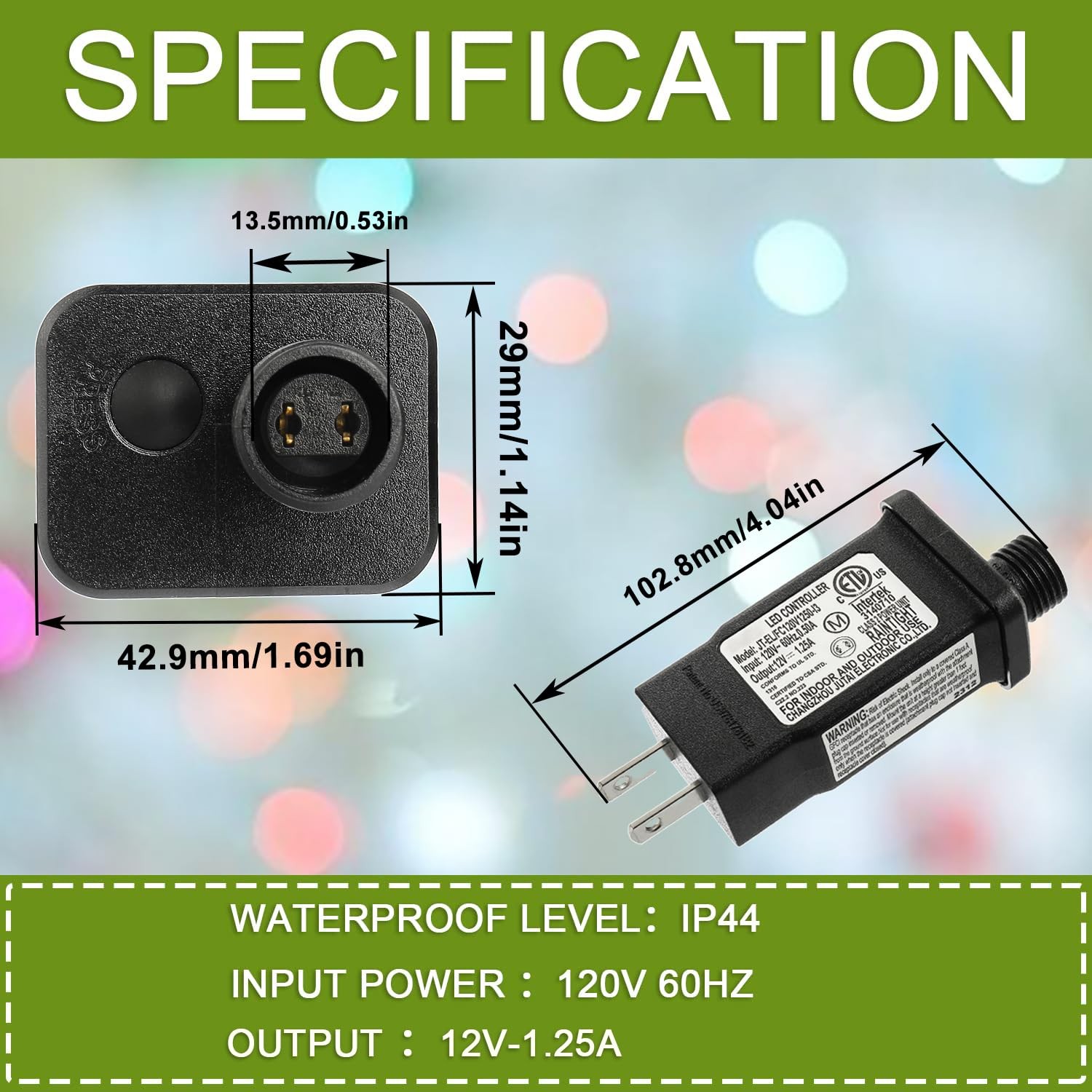 2 PCS 24V 6W LED Transformer Replacement Class 2 Power Supply IP44 8 Modes gallery