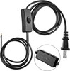 Lamp Power Cord with On/Off Switch 3A/120V UL Certified Lamp Wire with Molded P gallery