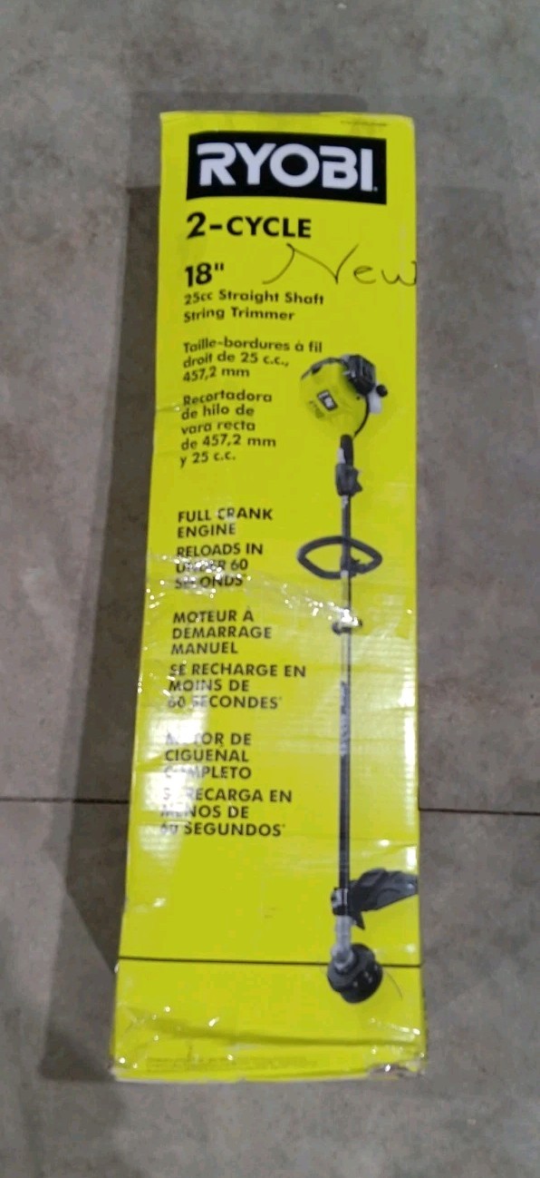 Ryobi 2-Cycle Gas String Trimmer 25cc Full Crank Weed Eater Straight Shaft - NEW gallery