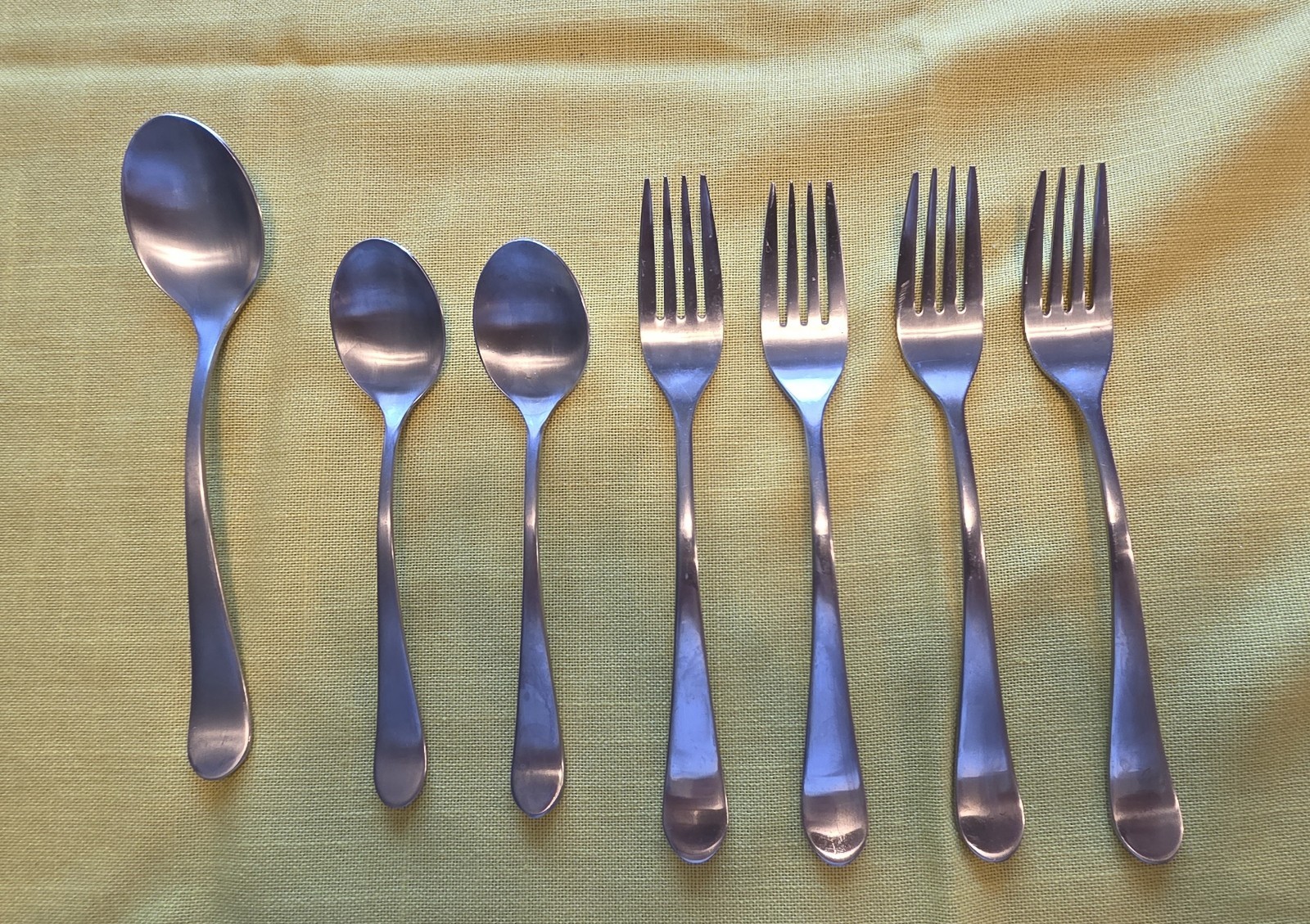 7 Pc Gourmet Settings Windermere Forks & Spoons Dinner & Teaspoons gallery