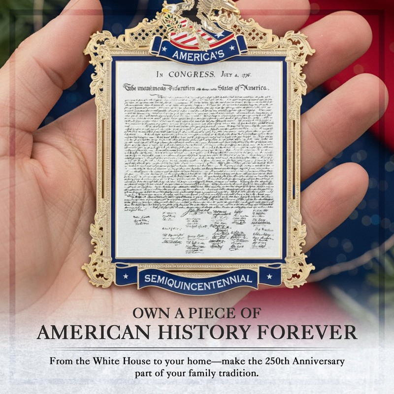 Official Commemorative Ornament of Americaâ€™S 250Th Anniversary | 2026 White... gallery