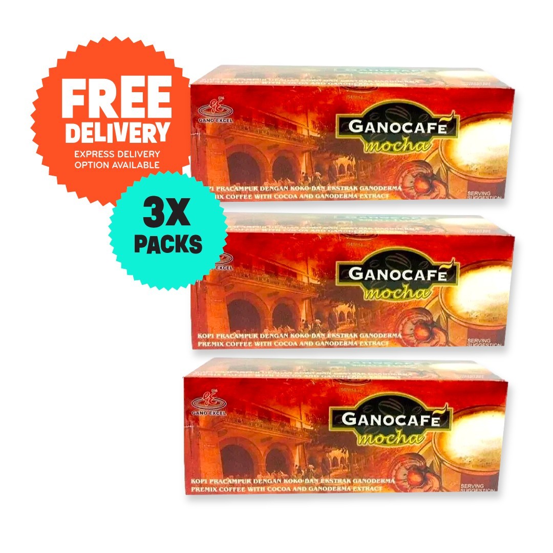 3 X Ganocafe Mocha Gano Excel Cafe Coffee Ganoderma Lucidum 30 Sachets gallery