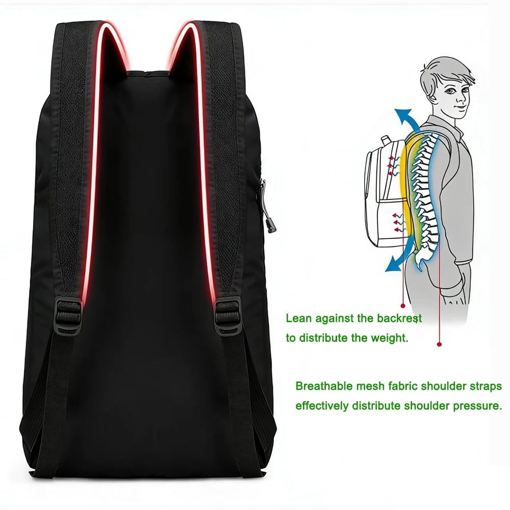 20L Foldable Lightweight Hiking Camping Waterproof Backpack Daypack Small 5