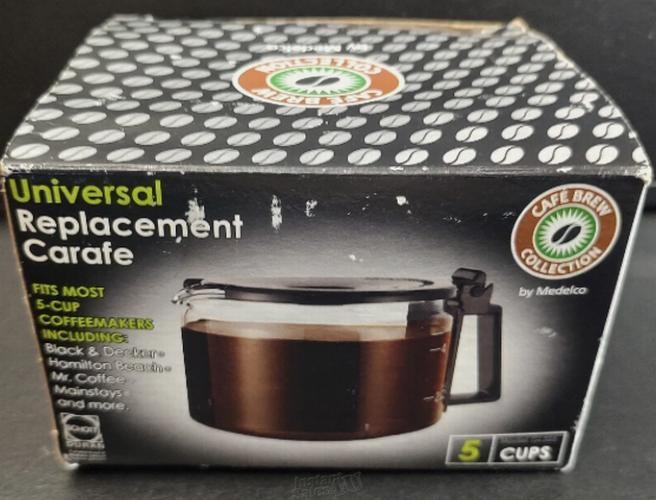 Cafe Brew Collection Universal Replacement Carafe 5 Cups Fits Most 5 Cup Makers gallery