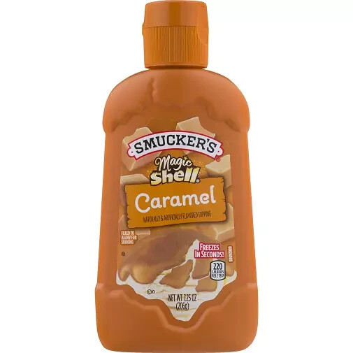 Smucker's Magic Shell Caramel Ice Cream Topping! Brand NEW! gallery