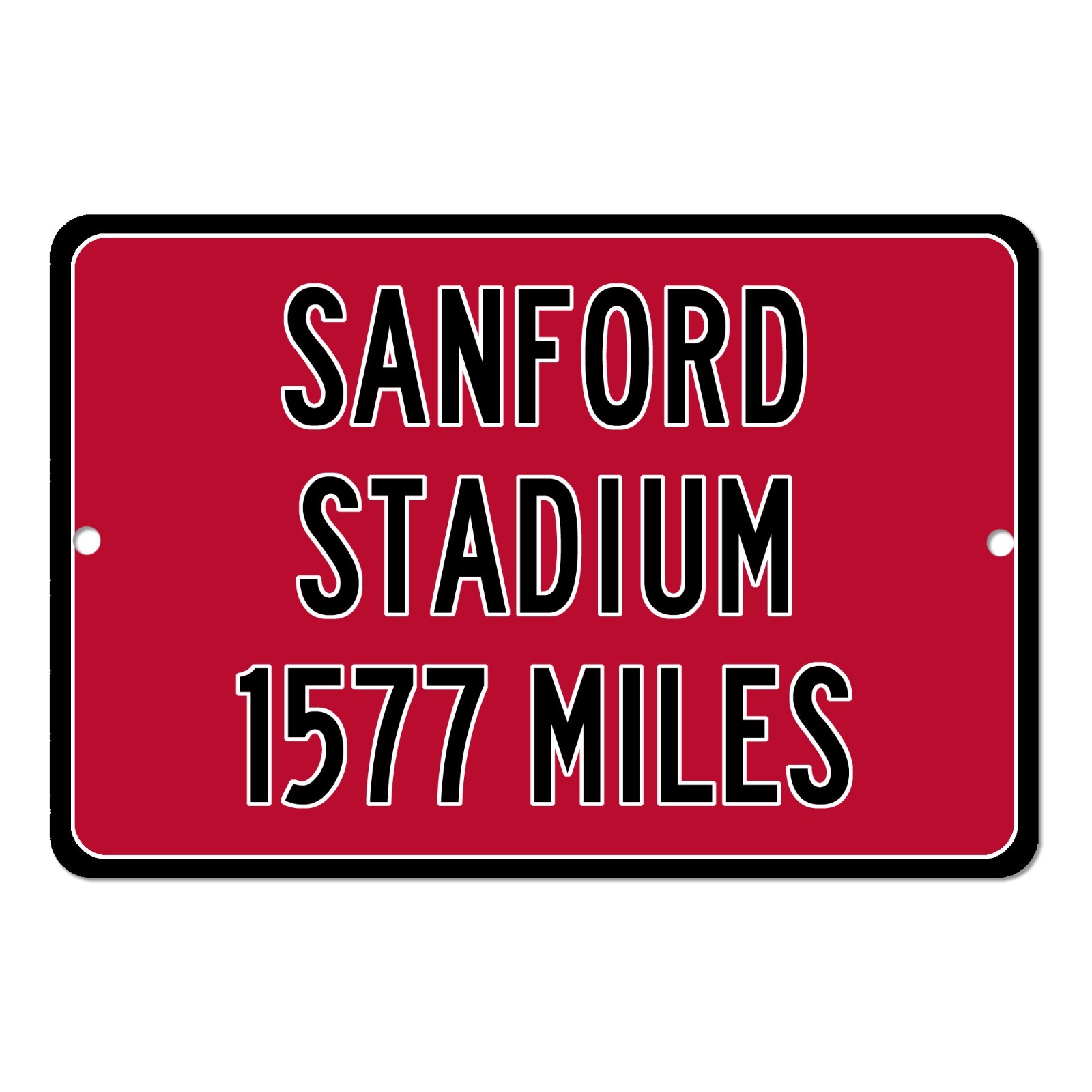 Sanford Stadium Custom Distance Mileage Sign Georgia Bulldogs Football Fan Gift gallery